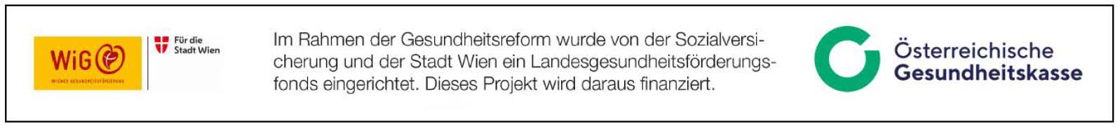 Hinweis, dass dieses Programm aus dem Landesgesundheitsförderungsfonds finanziert wird.